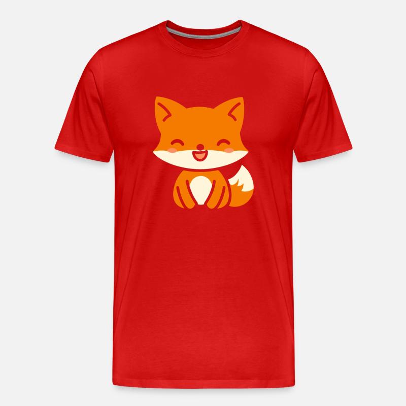 RAND 7 - Männer Premium Bio T-Shirt - Rot