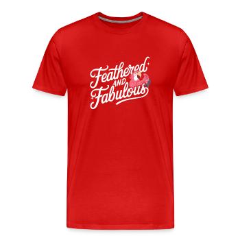 Papageienbesitzer Papageienleben Und Exotischer - Männer Premium Bio T-Shirt - Rot - Vorne - Damien (186cm)