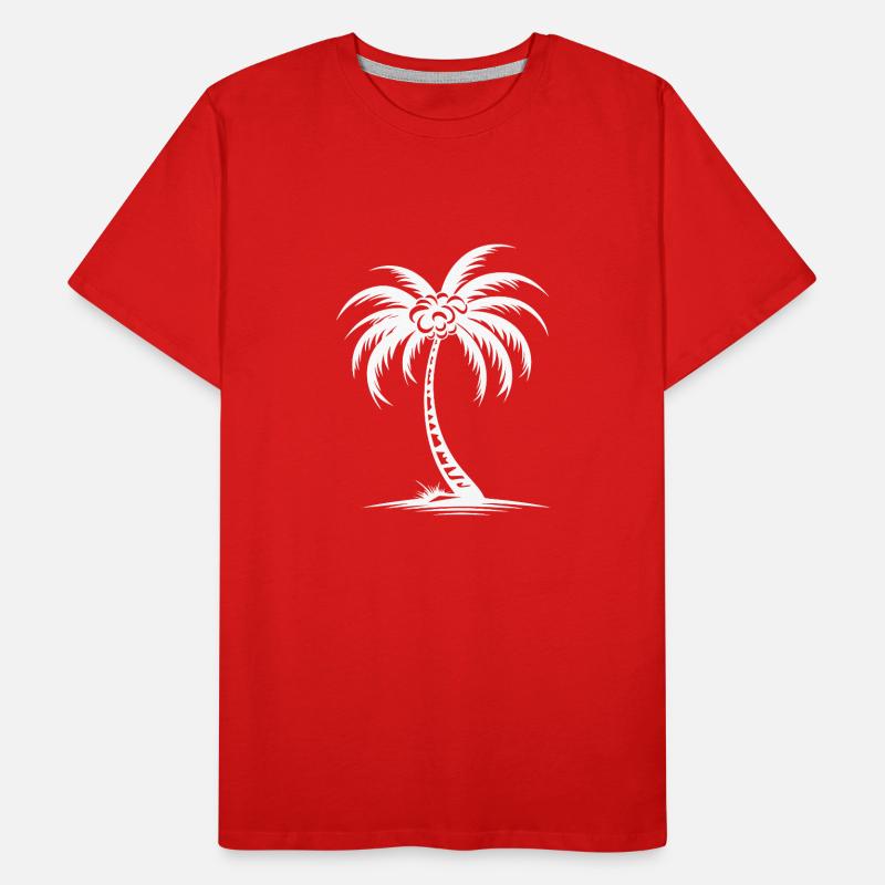 Palm Tree Icon Men's Premium Organic T-Shirt