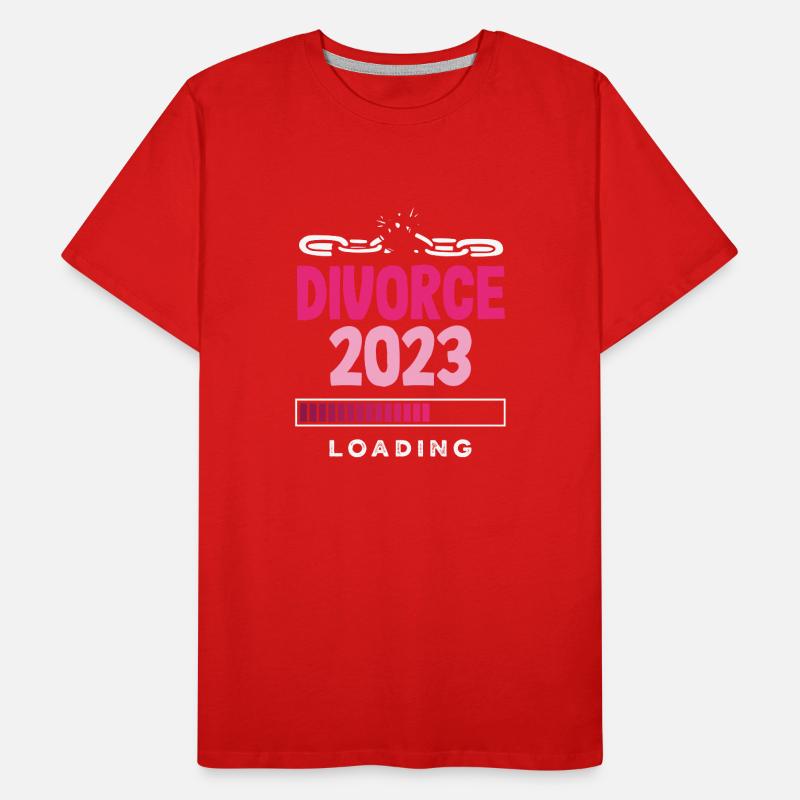 Scheidung 2023 Loading Ready For Change Scheidung Männer Premium Bio T-Shirt