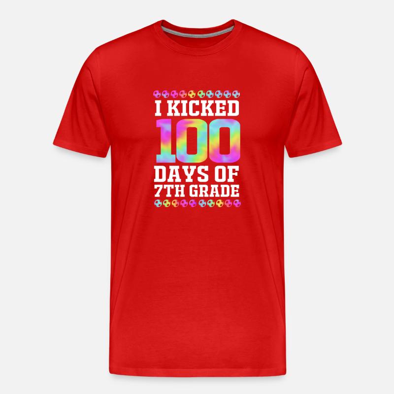 7. Klasse - Männer Premium Bio T-Shirt - Rot