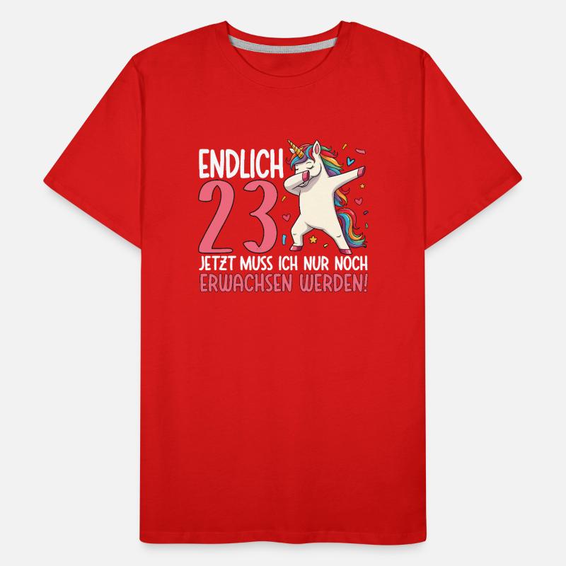 Finally 23 Now just growing up Men's Premium Organic T-Shirt