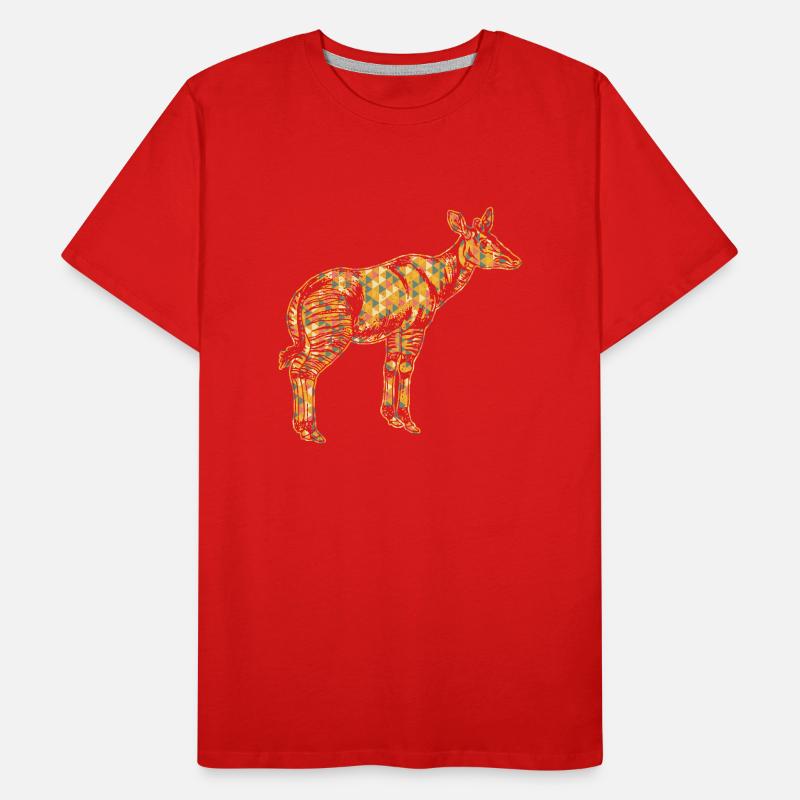 Okapi Geometric Men's Premium Organic T-Shirt