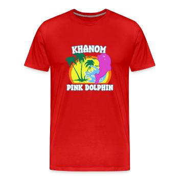 Armoire de vacances pour les vacances à Khanom en Thaïlande - T-shirt bio Premium Homme - rouge - Devant - Damien (186cm)