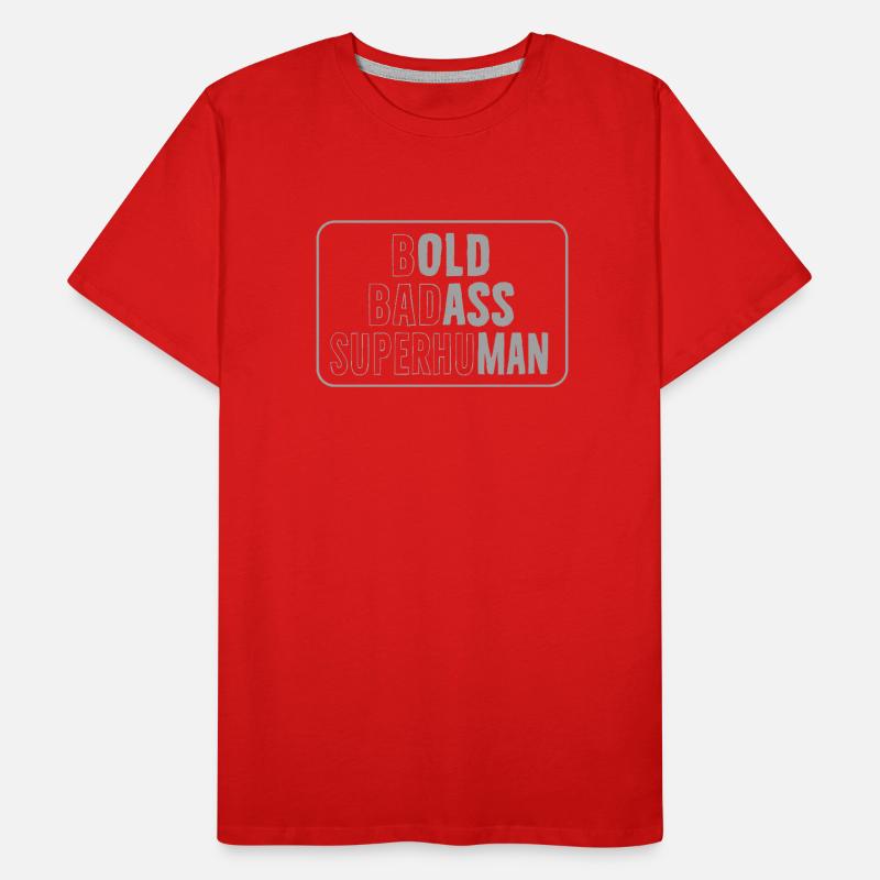Déclaration de courageux et dur à cuire T-shirt bio Premium Homme