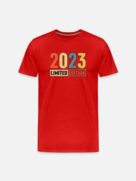 Limited Edition 2023 - Men's Premium Organic T-Shirt - red