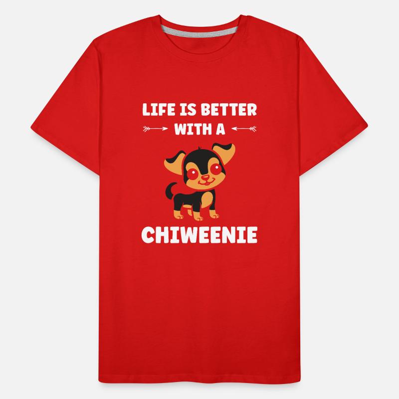 Chiweenie Men's Premium Organic T-Shirt