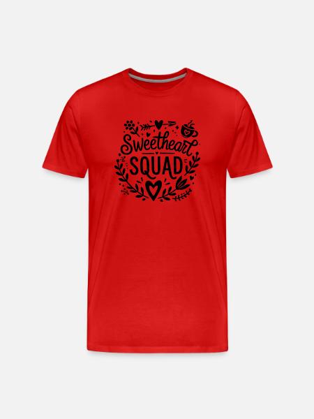 Kæreste trup - Herre Premium T-shirt økologisk - rød