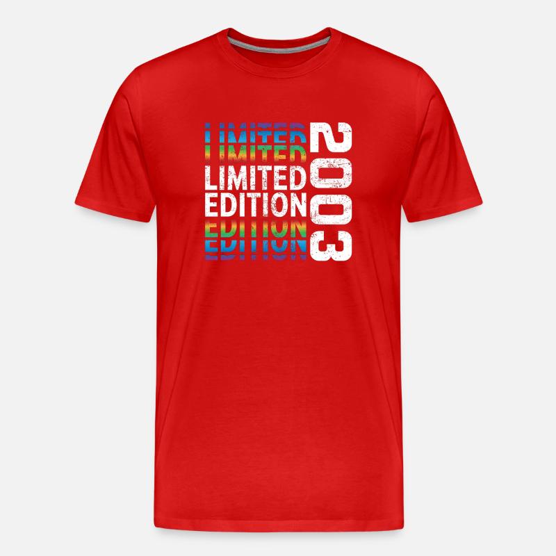 Edition limitée 2003 - T-shirt bio Premium Homme - rouge