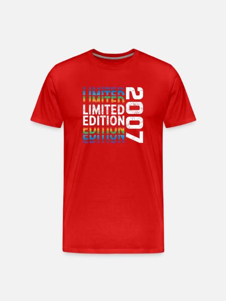 Edition limitée 2007 - T-shirt bio Premium Homme - rouge