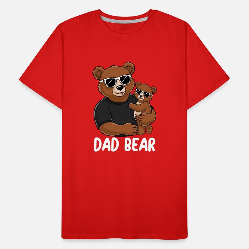Dad Bear Men's Premium Organic T-Shirt