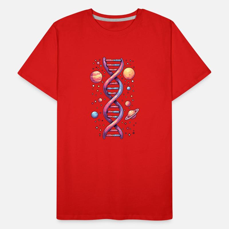 Espace ADN double hélice T-shirt bio Premium Homme