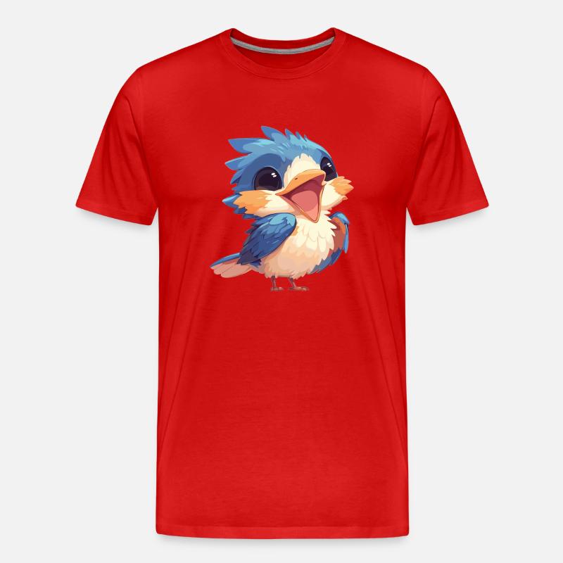 Eisvögel Eisvogel - Männer Premium Bio T-Shirt - Rot