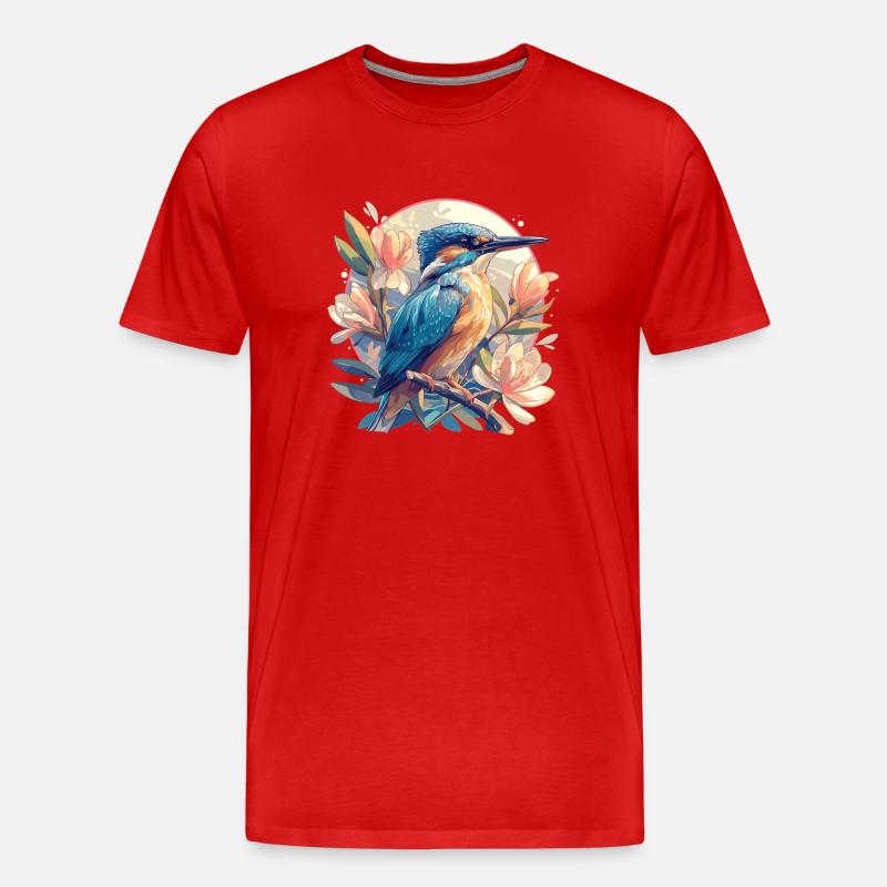 Eisvögel Eisvogel - Männer Premium Bio T-Shirt - Rot
