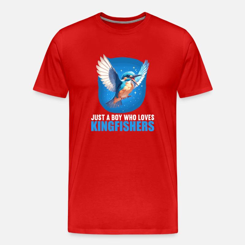 Eisvögel Eisvogel - Männer Premium Bio T-Shirt - Rot