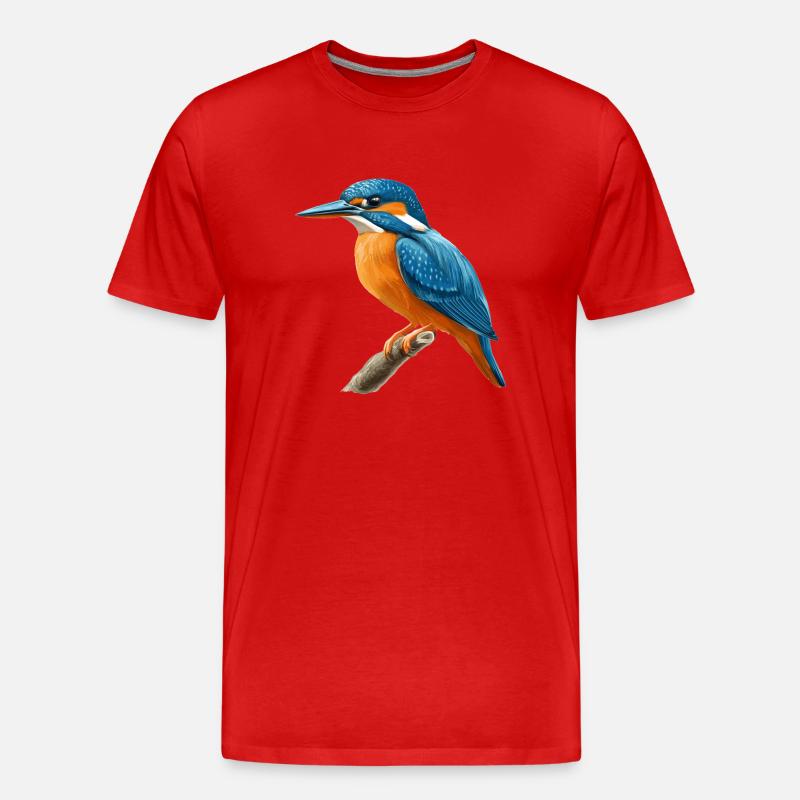 Eisvögel Eisvogel - Männer Premium Bio T-Shirt - Rot