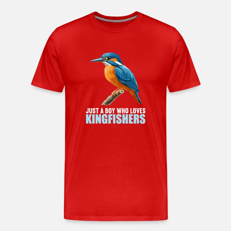 Eisvögel Eisvogel - Männer Premium Bio T-Shirt - Rot