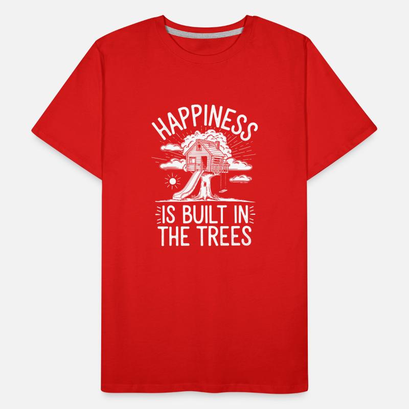 Treehouse builder DIY treehouse construction Men's Premium Organic T-Shirt