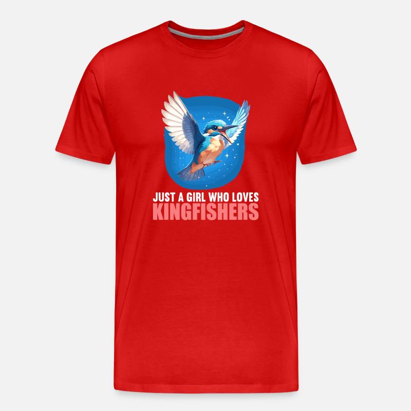 Eisvögel Eisvogel - Männer Premium Bio T-Shirt - Rot