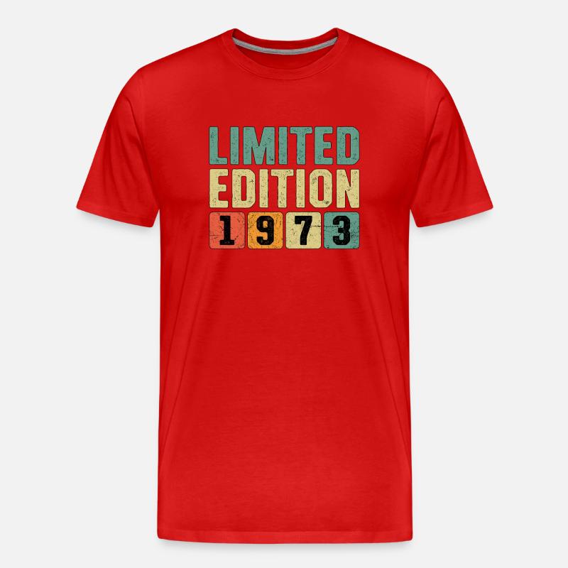 Édition limitée 1973 - T-shirt bio Premium Homme - rouge