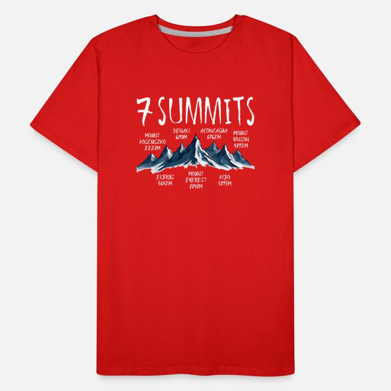 7 sommets Kosciuszko T-shirt bio Premium Homme