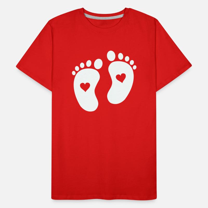 Pieds de bébé T-shirt bio Premium Homme