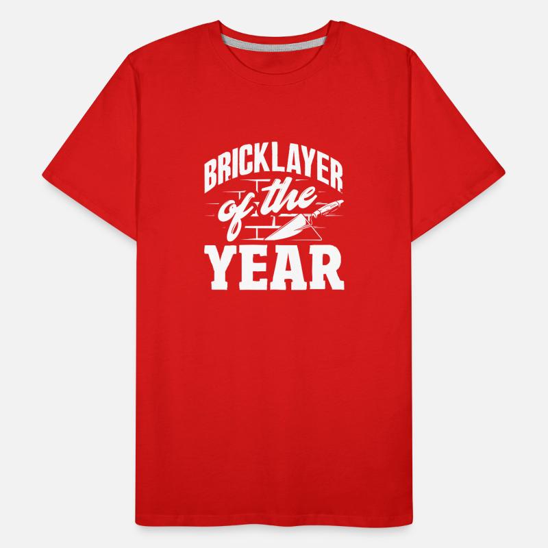 Maçon de l’année - Graphismes exceptionnels T-shirt bio Premium Homme
