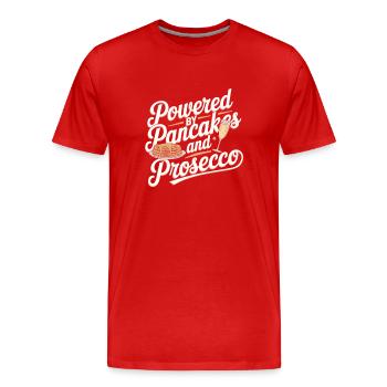 Brunch Kultur Bodenlos Mimosen Liebhaber - Männer Premium Bio T-Shirt - Rot - Vorne - Damien (186cm)