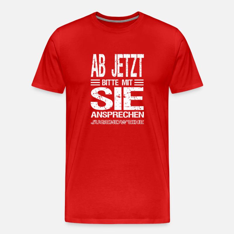 Jugendweihe - Jugendweihe 2026 - Männer Premium Bio T-Shirt - Rot