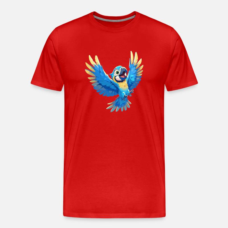 Aras Ara - Männer Premium Bio T-Shirt - Rot