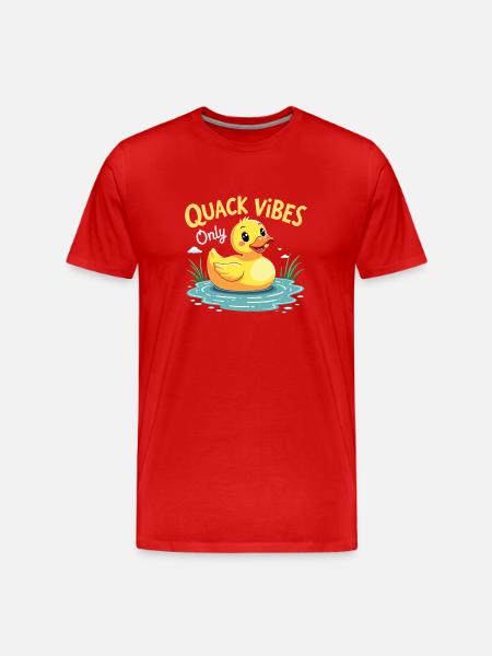 Nutztier-enten-enthusiasten Hinterhof-enten - Männer Premium Bio T-Shirt - Rot