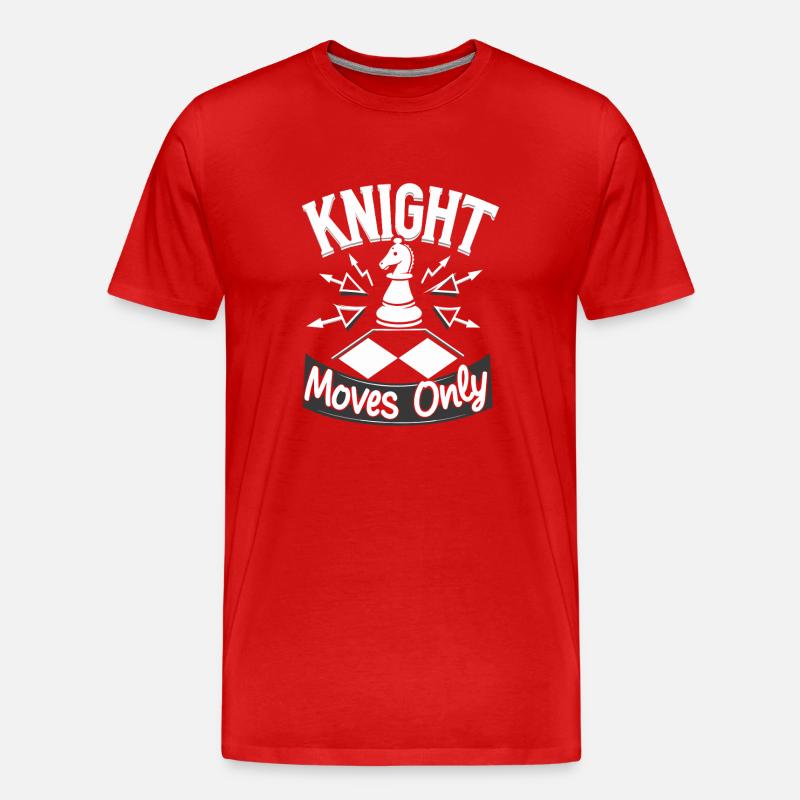 Chess Tacticians Strategy Masters Tactical - Männer Premium Bio T-Shirt - Rot