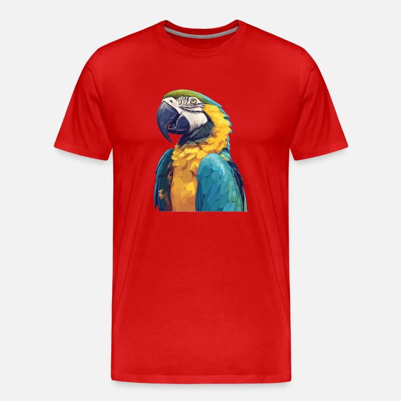 Aras Ara - Männer Premium Bio T-Shirt - Rot