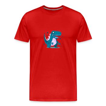 Dragon Dragon Enfant Enfants - T-shirt bio Premium Homme - rouge - Devant - Damien (186cm)