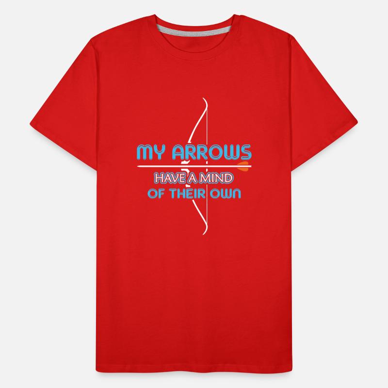 Bogenschießen Bogenschütze Männer Premium Bio T-Shirt