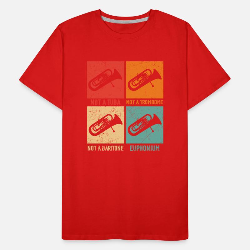Euphonium – Pas de tuba, pas de trombone T-shirt bio Premium Homme