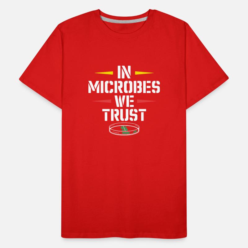 Microscope Enthusiast Lab Technician Science Männer Premium Bio T-Shirt