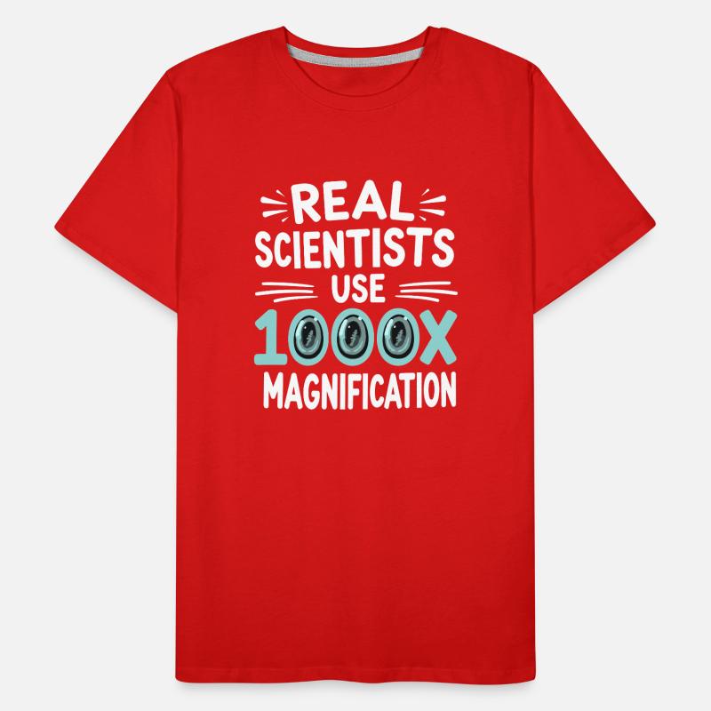 Microscope Enthusiast Lab Technician Science Männer Premium Bio T-Shirt