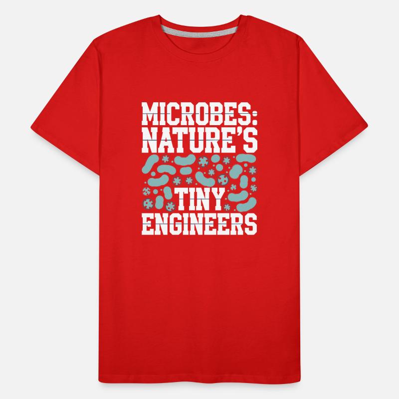 Passionné de microscope Technicien de laboratoire Science T-shirt bio Premium Homme