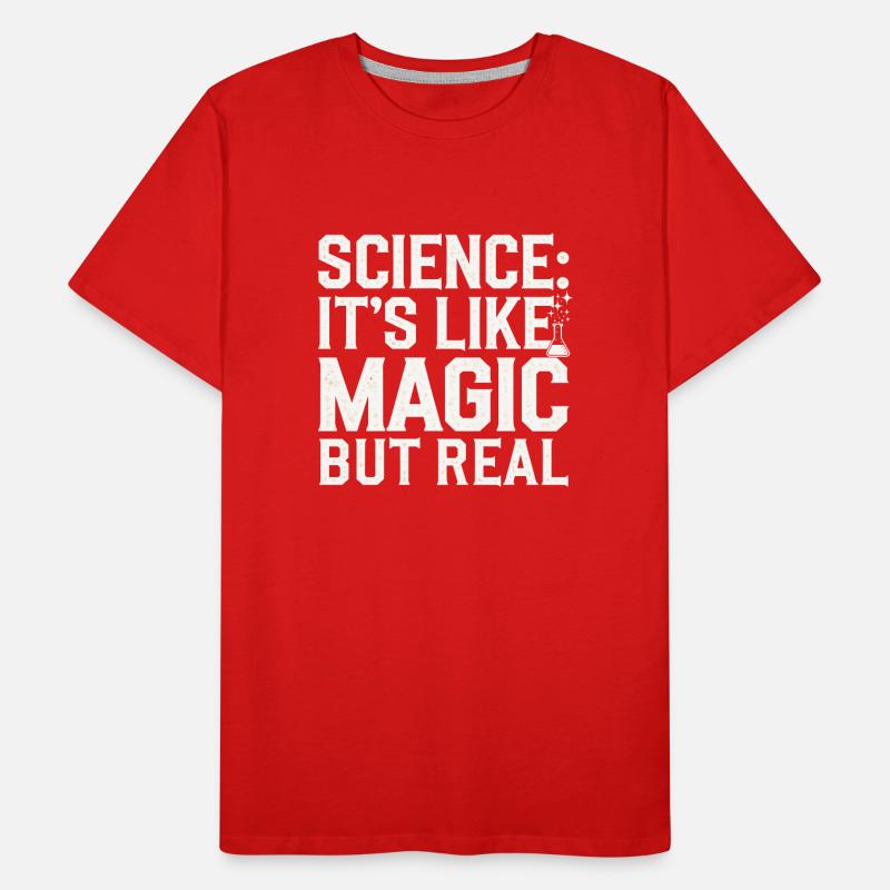 Passionné de microscope Technicien de laboratoire Science T-shirt bio Premium Homme