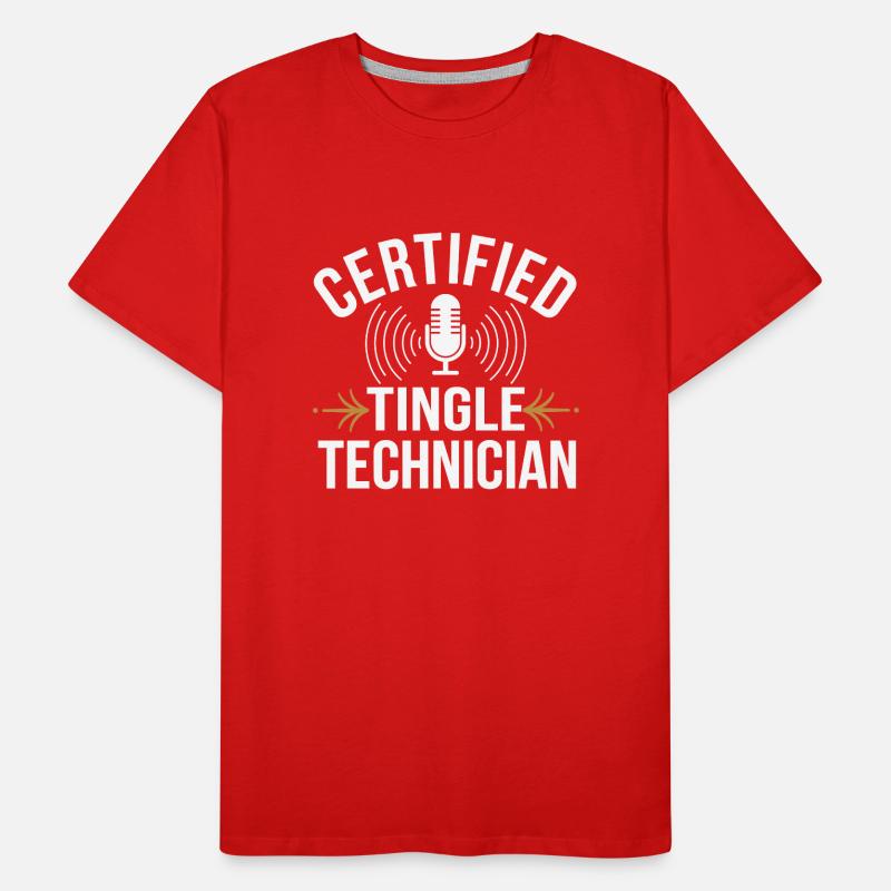 Asmr Creator Sensory Relaxation Calming Men's Premium Organic T-Shirt