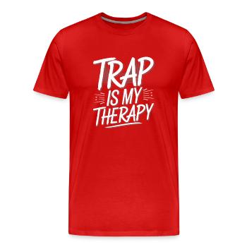 Music Produzent 808 Bass Hip-hop Beatmaker - Männer Premium Bio T-Shirt - Rot - Vorne - Damien (186cm)