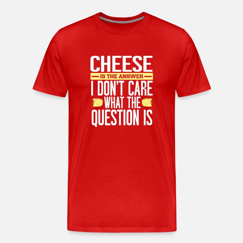 Cheese Making Cheese Lover - Männer Premium Bio T-Shirt - Rot