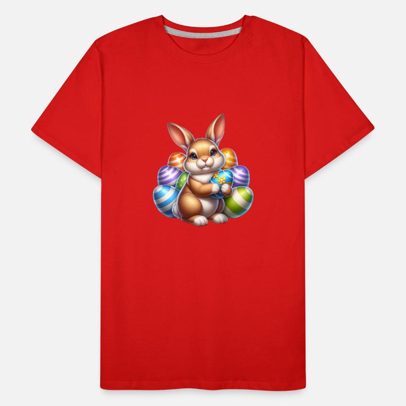 Easter Egg Easter Eggs Easter Bunny Men's Premium Organic T-Shirt