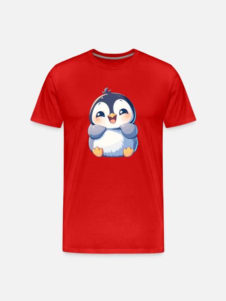 Penguins Penguin - Men's Premium Organic T-Shirt - red