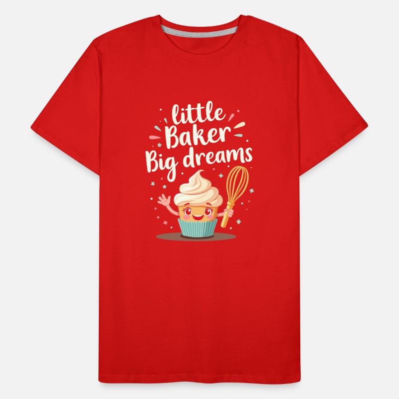 Junior Baking Candidate Young Chef Baking Men's Premium Organic T-Shirt