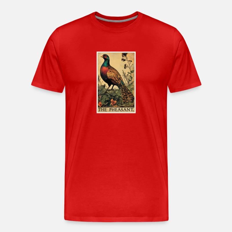Faisans Faisan - T-shirt bio Premium Homme - rouge