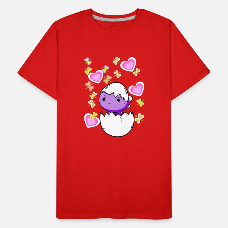 Dragon Easter Easter Egg Eggshell Dragon Child Baby Men's Premium Organic T-Shirt