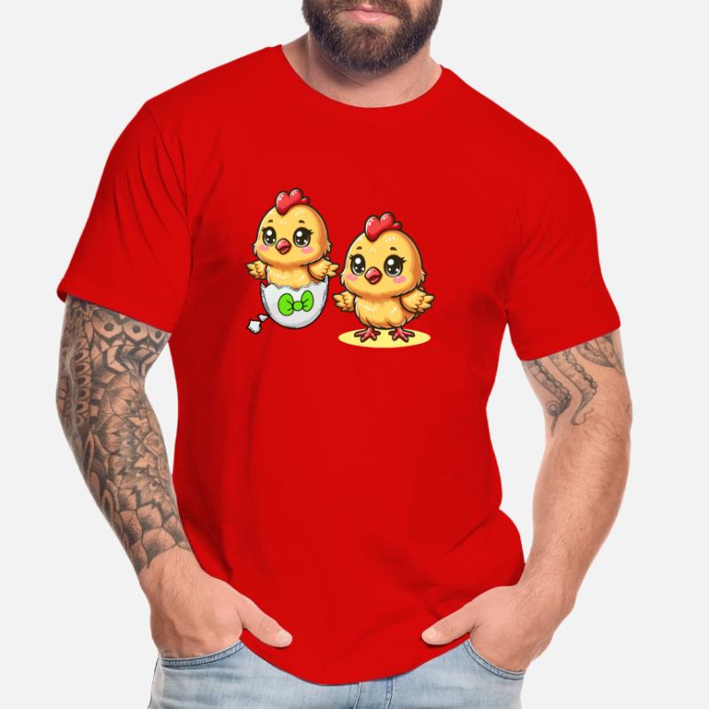 Chick Easter Egg Easter Eggs Chicken Eggs Easter Child Men's Premium Organic T-Shirt