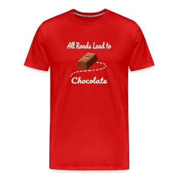 Schwangerschafts Verlangen Lustige - Männer Premium Bio T-Shirt - Rot - Vorne - Damien (186cm)